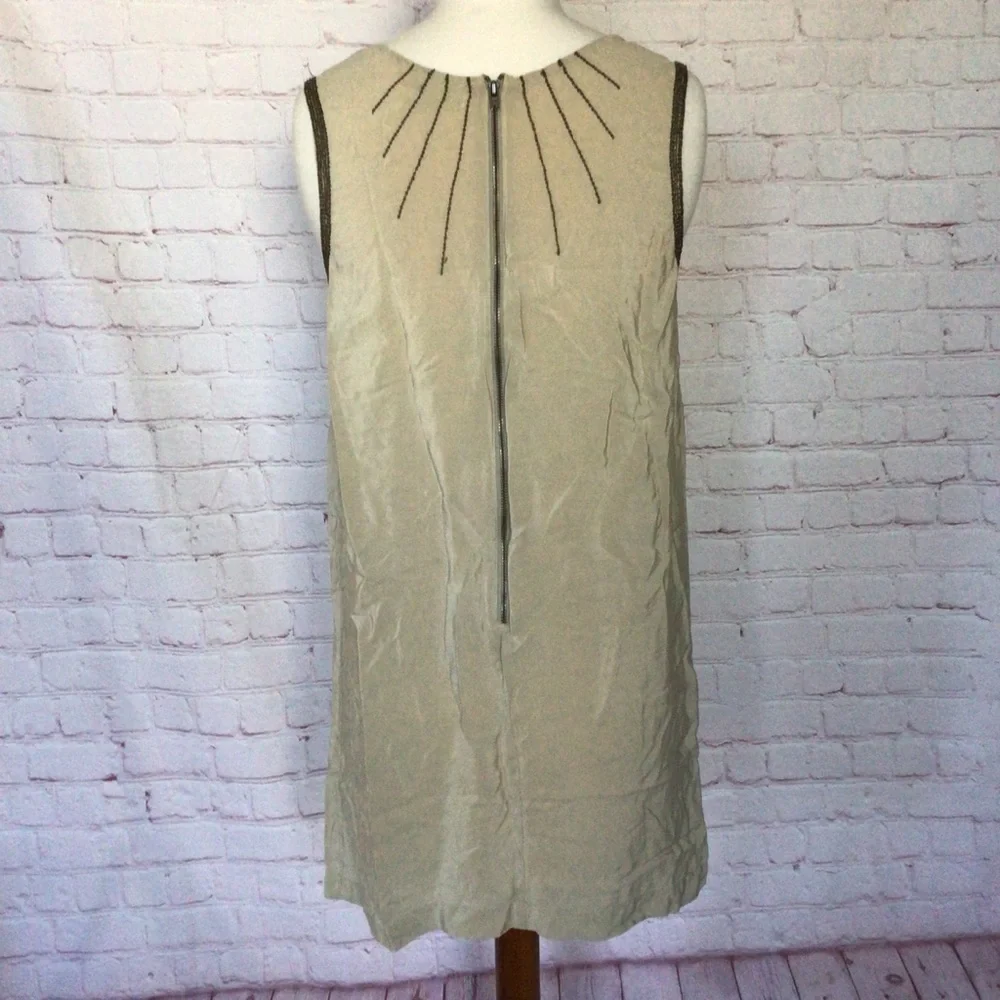 Kimchi Blue Geometric Beaded Sleeveless Dress - Size Medium - Picture 5 of 9